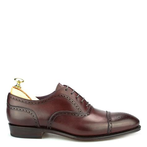 Classic Leather Cap-Toe Formal Oxford Shoes