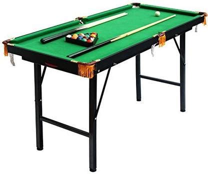 IRIS Folding Miniature Billiards Pool Table w/Cues and Balls ( 48 Inch ...
