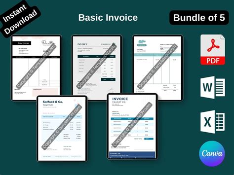 Basic Invoice Template Free 的图像结果