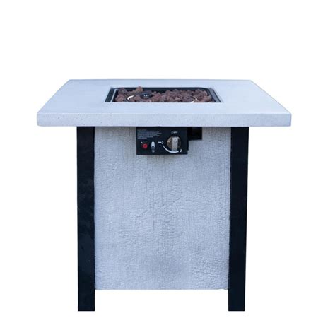 Brayden Studio® 28" W x 25" H Outdoor Patio Propane Gas Fire Pit Table ...