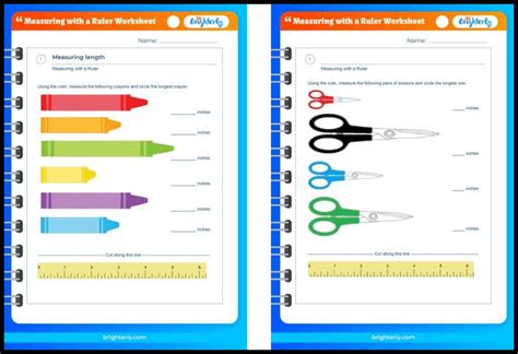 Image result for Free Printable Ruler Measurement Worksheets