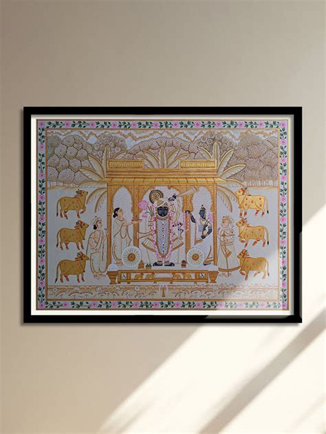 Shreenath ji: Pichwai painting | Designs on Fabric | Memeraki.com