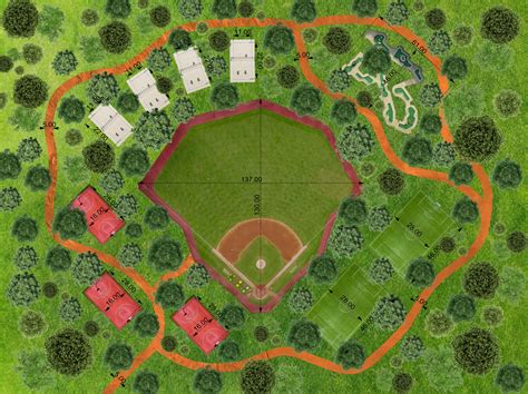 Sportsfield within Forest 的图像结果