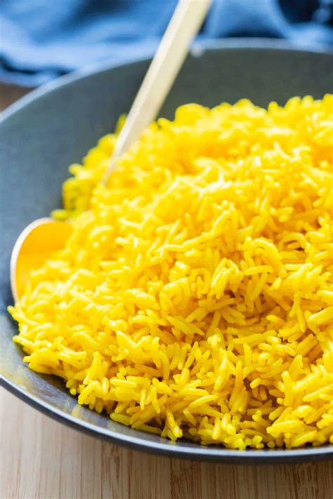 Cooked Yellow Rice Instant Pot Yellow Rice