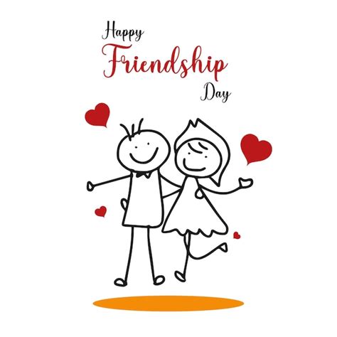 Vector international friendship day post | Premium Vector
