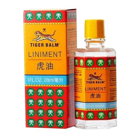 28 Ml Tiger Balm Liniment Oil Herbal Pain Relief Thai Original Massage ...