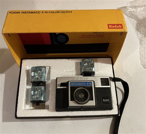1970’s Kodak Instamatic X-15 Color Outfit Film Camera with Box Used | eBay