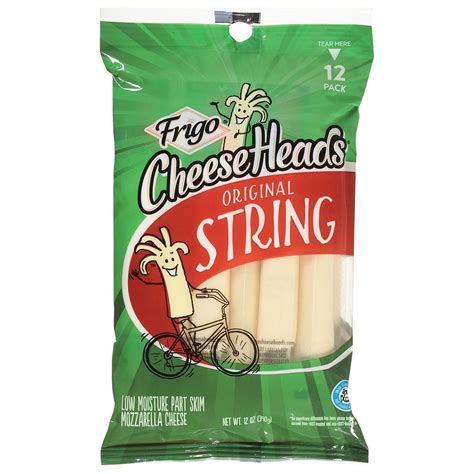 Frigo Cheeseheads Original Low Moisture Part-skim Mozzarella String ...