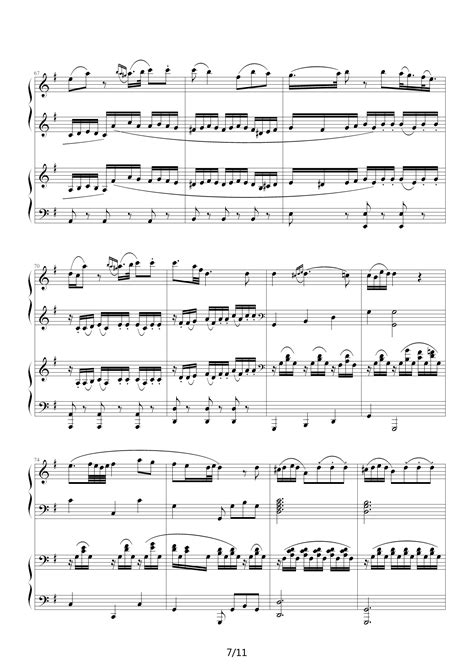 Mozart, Wolfgang Amadeus - Sonata in D for Two Pianos, K.448 Sheet ...