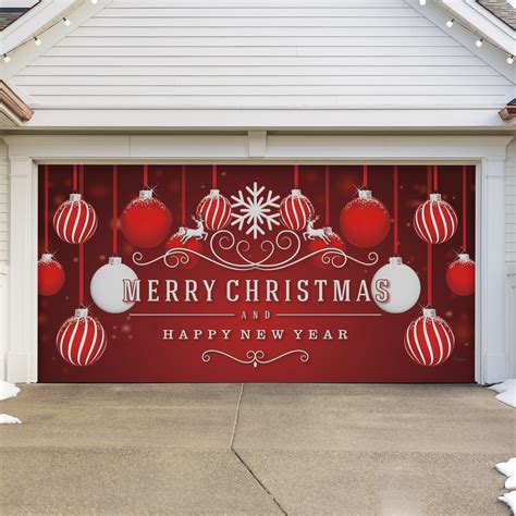 Lighted Christmas Decorations Garage Door