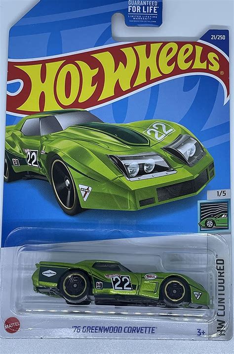 Hot Wheels 2022 - '76 Greenwood Corvette - Green India | Ubuy