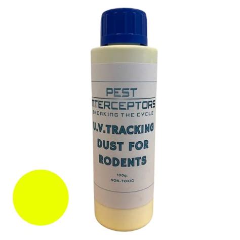 Pest Interceptors U.V Fluorescent Tracking Dust For Rodents 100g Non ...