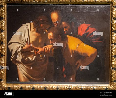 'The incredulity of Saint Thomas' by Michelangelo Merisi / Caravaggio ...