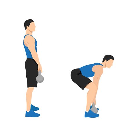 Kettlebell Deadlift Illustration