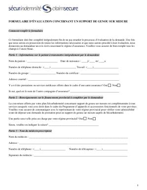 Fillable Online formulaires d'evaluation du genou de l'ikdc ...