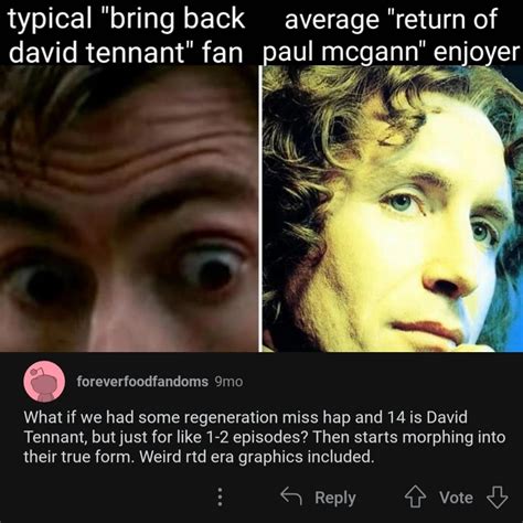 this person predicted Tennant as 14 on a meme I posted 9 months ago : r ...