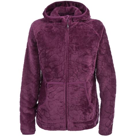 Trespass Womens/Ladies Lux Hooded Full Zip Soft Velvet Fleece Jacket | eBay