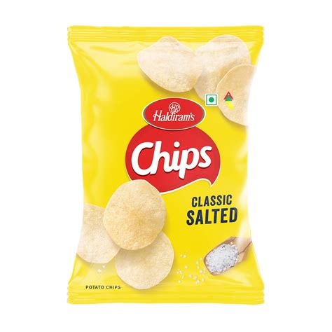 Haldiram's Potato Chips 95g, Classic Salted Flavour, Crunchy Chips ...