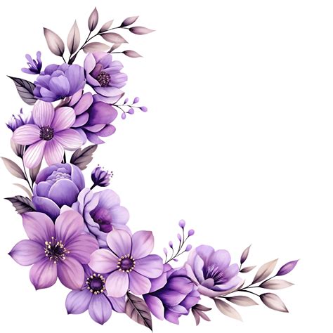 Top 44+ Free Purple Flower Art Background Vector