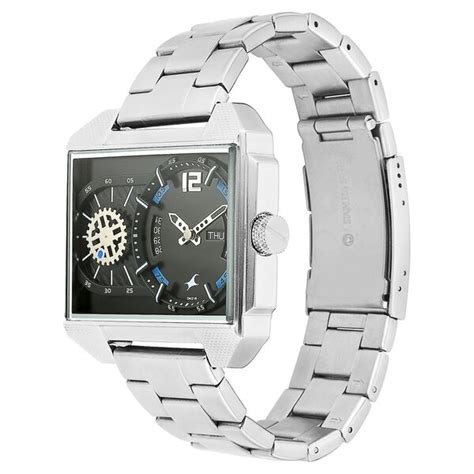 Buy Online Fastrack Fastfit Quartz Analog with Day and Date Black Dial ...