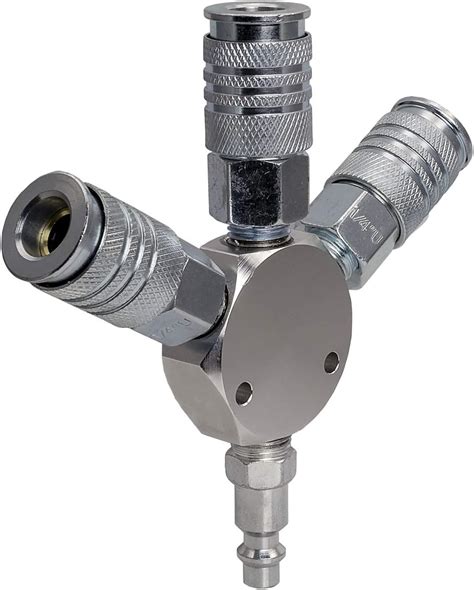 Buy Freeman PS3WAM 3-Way 1/4 Universal Steel Air Manifold with Quick ...