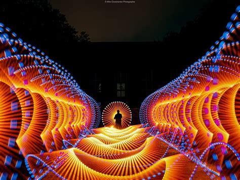 Lange Lightpainting Nacht - Schloss Landsberg, Schloss Landsberg ...