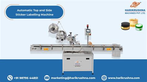 Automatic Top Side Sticker Labelling Machine Manufacturer, Supplier ...