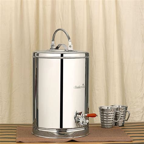 Chakmak Darjeeling Tea Container 5 LTR | Stainless Steel Tea Container ...