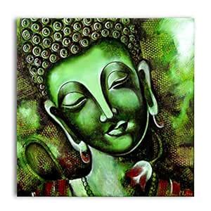 Tamatina Religious Art Canvas Painting | Buddha | Buddhism Art Unframed ...