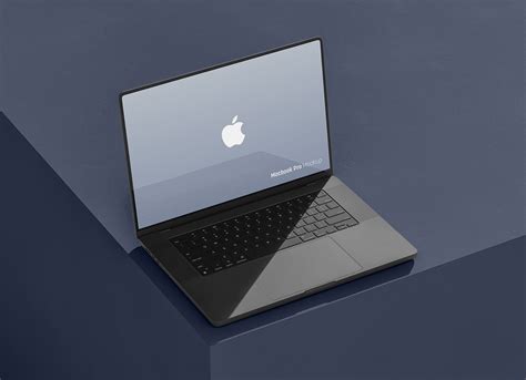 Free Shadow MacBook Pro Mockup PSD - Good Mockups