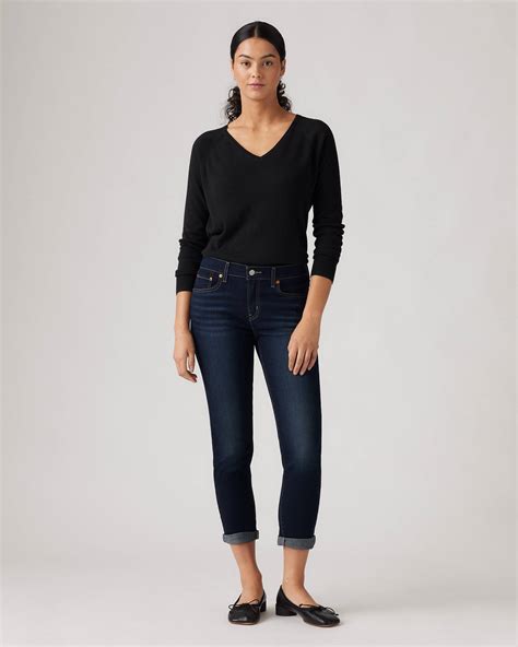 Mid Rise Boyfriend Women's Jeans - Dark Wash | Levi's® US
