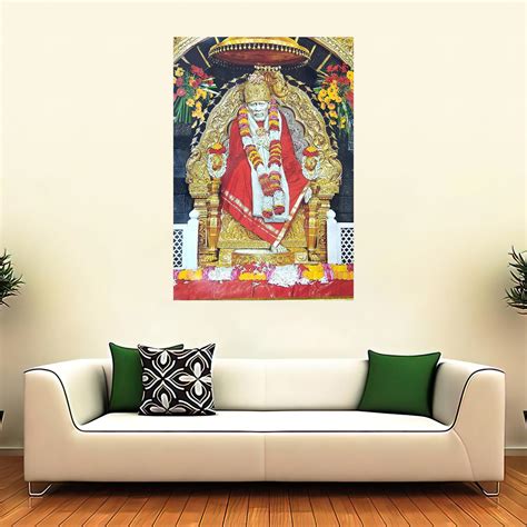 Buy British Terminal Shirdi Saibaba Wallpapers Fully Waterproof Vinyl ...