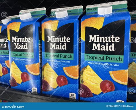 Walmart Grocery Store Minute Maid Chilled Drink Tropical Punch ...