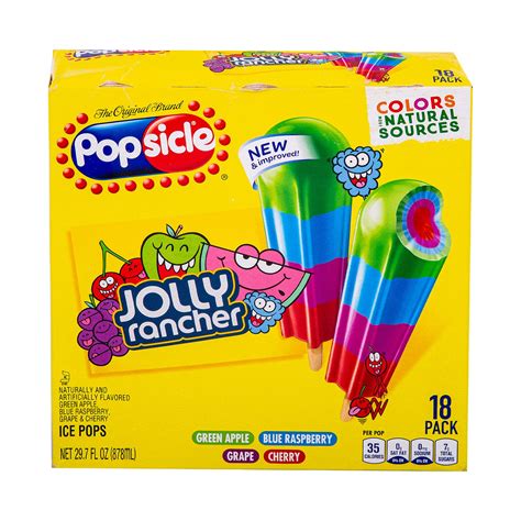 Popsicle Jolly Rancher Ice Pops 878 ml Online at Best Price | Lulu Bahrain
