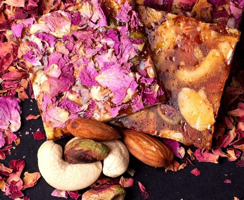 Organic Bites Premium Rose Petal Mix Dry Fruit Nutritius Chikkis Kaju ...