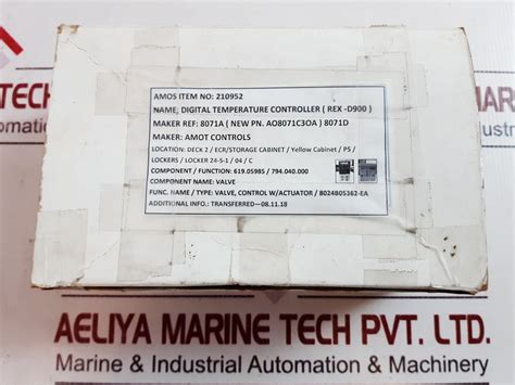 8071D 000D-aa Digital Temperature Controller – Aeliya Marine