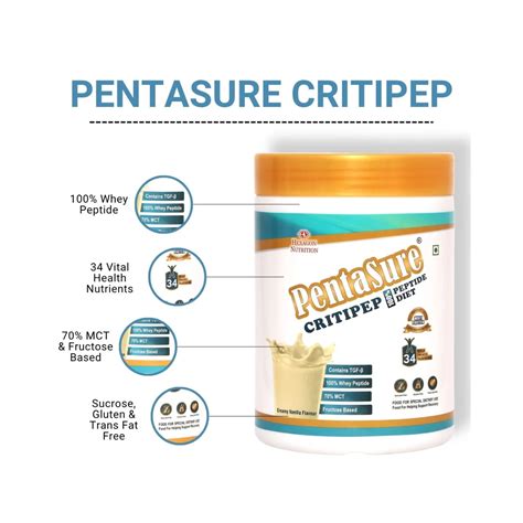 Pentasure Critipep Vanilla Flavour 400g - Cureka