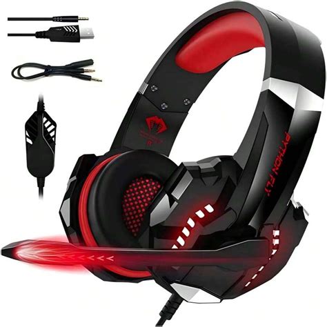 Latest Professional Game Headset G9000 PRO Mecha Style Design LED ...