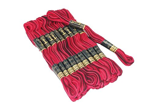 PRANSUNITA Anchor Stranded Double Shaded - 6 Strand Cross-Stitch Hand ...
