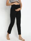 High Waisted Maternity Casual Pants - Blue