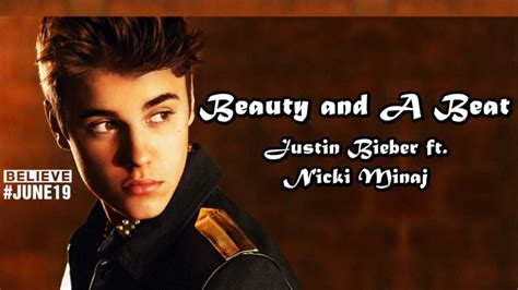 Beauty And The Beat (Lyrics) - Justin Bieber ft. Nicki Minaj - YouTube