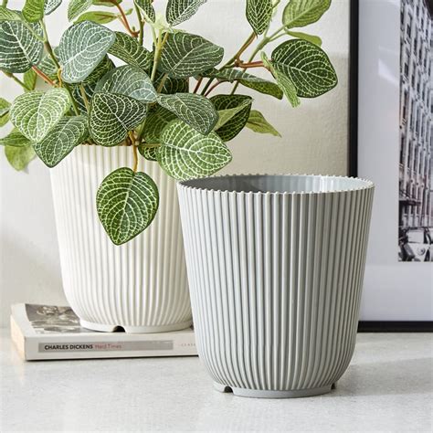 Buy Nomad Viksa Polypropylene Ribbed Planter from Home Centre at just ...