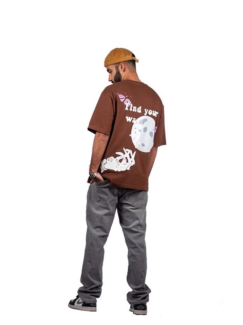 FIND YOUR WAY BROWN TSHIRT [UNISEX] – FIRVT