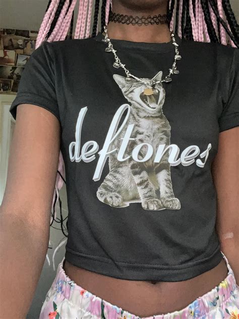 Deftones Black Cat Short Top – FOGSTORES