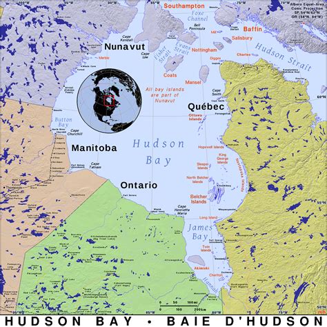 Hudson Bay · Public domain maps by PAT, the free, open source, portable ...