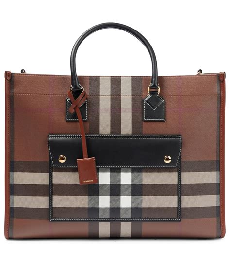 Burberry Freya Medium canvas tote bag Burberry