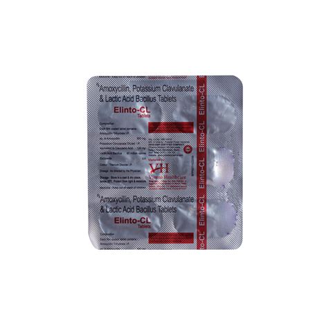 Elinto Cl Tablet 6's Price, Uses, Side Effects, Composition - Apollo ...