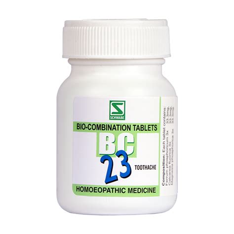 Buy Schwabe BC23 | Homeopathy for Toothache & Nerve Pain Relief – Homeomart