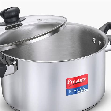 Buy PRESTIGE Platina Pop Cookware Casserole with Lid- 3.4 L from ...