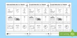 Find and Write the o_e Words Differentiated Worksheet / Worksheets